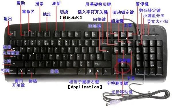 键盘上的键的各个用途（电脑键盘按键的功能及作用）-第1张图片