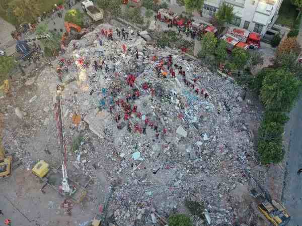 爱琴海强震后发生上千次余震-土耳其地震遇难人数-第1张图片