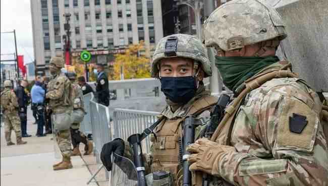 美国民警卫队进城防止大选后暴乱-美国国民警卫队开枪后果是什么-第1张图片