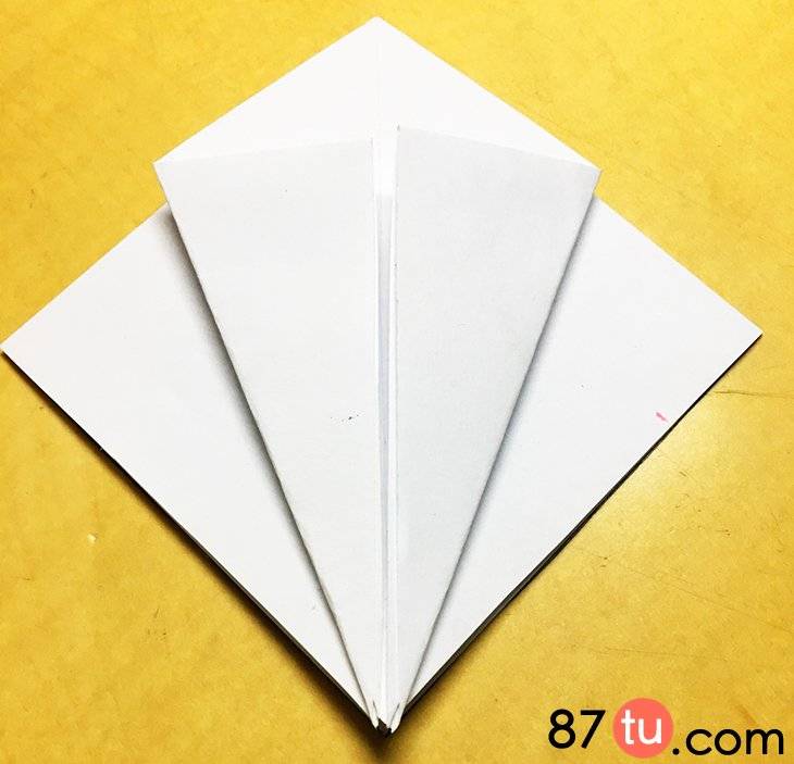 仙鹤折纸（丹顶鹤折纸折纸图解教程）-第4张图片
