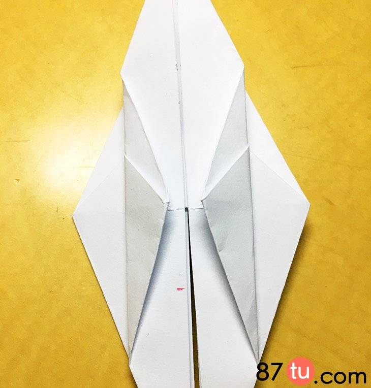 仙鹤折纸（丹顶鹤折纸折纸图解教程）-第8张图片