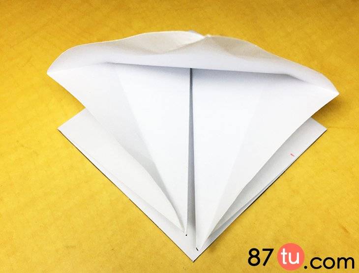 仙鹤折纸（丹顶鹤折纸折纸图解教程）-第5张图片