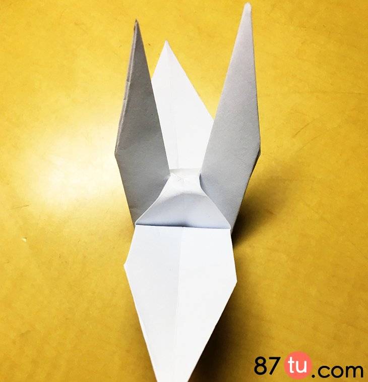 仙鹤折纸（丹顶鹤折纸折纸图解教程）-第12张图片
