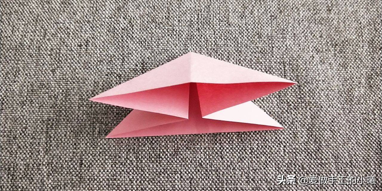 最最简单的玫瑰花折法（最简单的玫瑰花折纸教程）-第6张图片