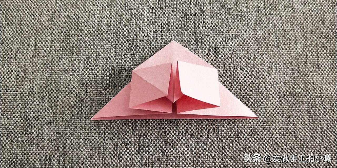 最最简单的玫瑰花折法（最简单的玫瑰花折纸教程）-第11张图片