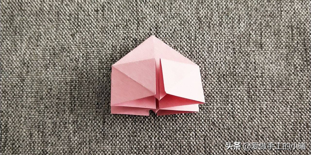 最最简单的玫瑰花折法（最简单的玫瑰花折纸教程）-第12张图片