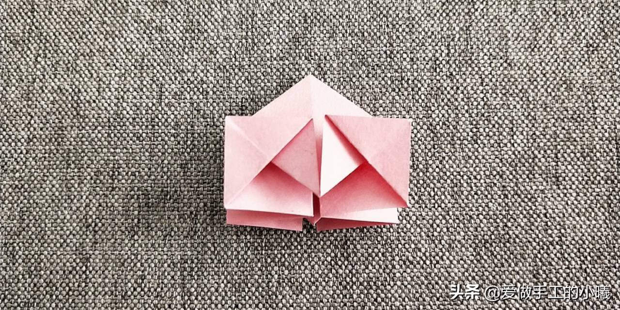 最最简单的玫瑰花折法（最简单的玫瑰花折纸教程）-第13张图片