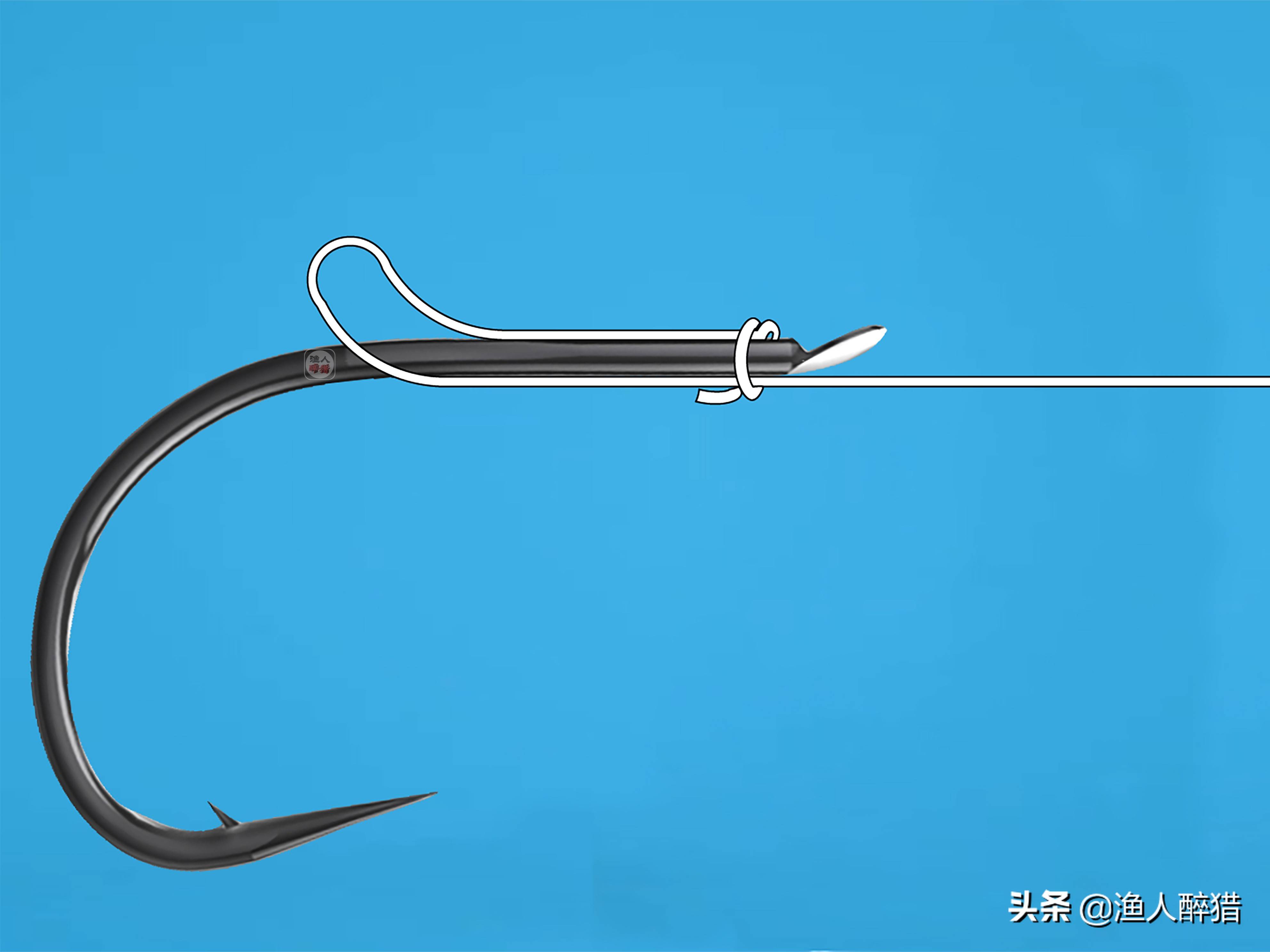 怎么绑鱼钩（钓鱼的多种绑钩方法）-第2张图片