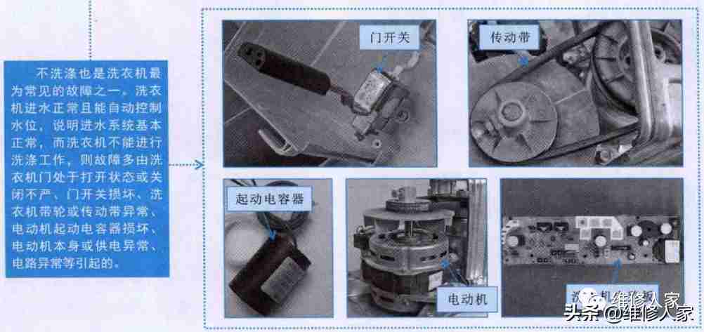 洗衣机故障原因（图解洗衣机常见故障原因）-第6张图片