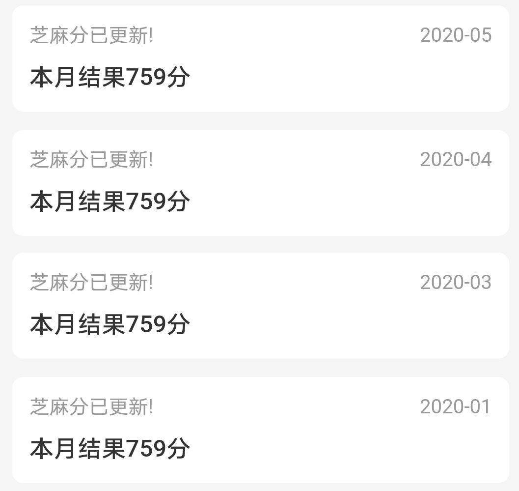 芝麻信用多久评估一次(个人综合信用多久评估一次)-第1张图片 芝麻信用多久评估一次(个人综合信用多久评估一次)-第1张图片