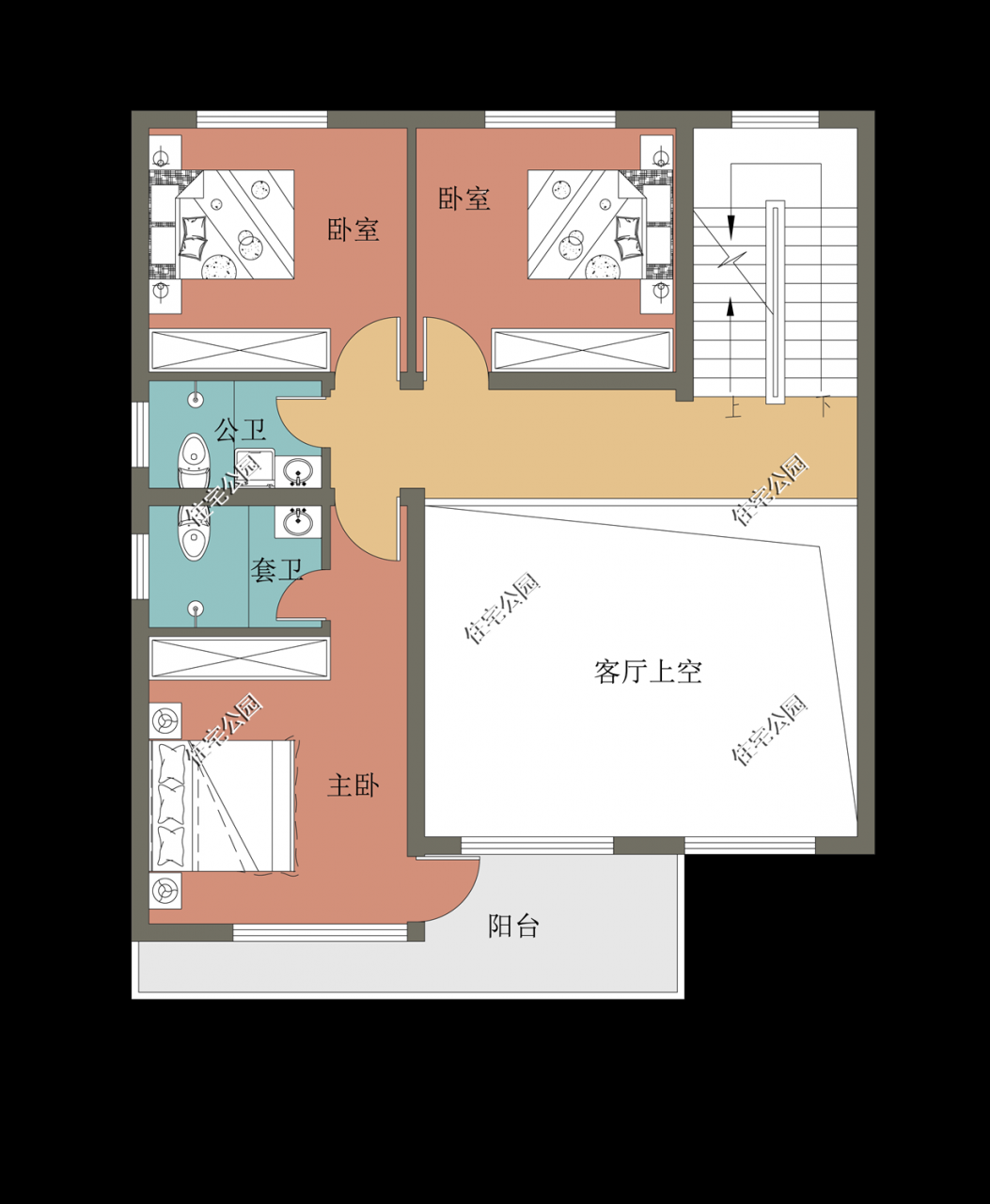 乡村实用型自建房设计图片(农村自建房设计方案)-第9张图片