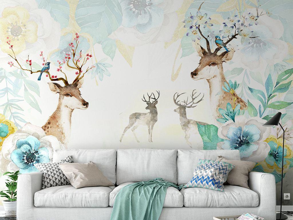 鹿的寓意和象征(客厅挂鹿的寓意和象征)-第17张图片