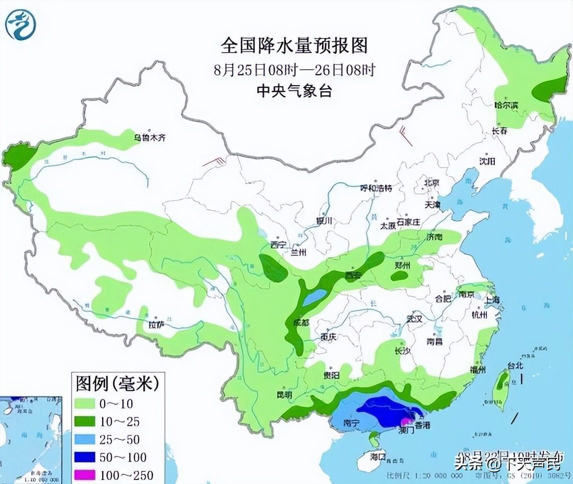 中央气象台1一7天降水,丨一7天降水量预报-第3张图片