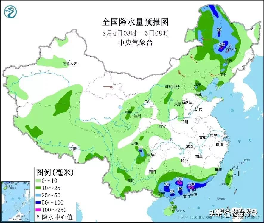 天气预报：4~6号暴雨大雨中心已确认，60年一遇冷夏？看农谚咋说-第3张图片