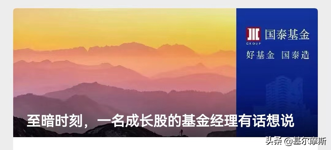 怎么看待基金这个行业，国泰大健康股票基金-第1张图片