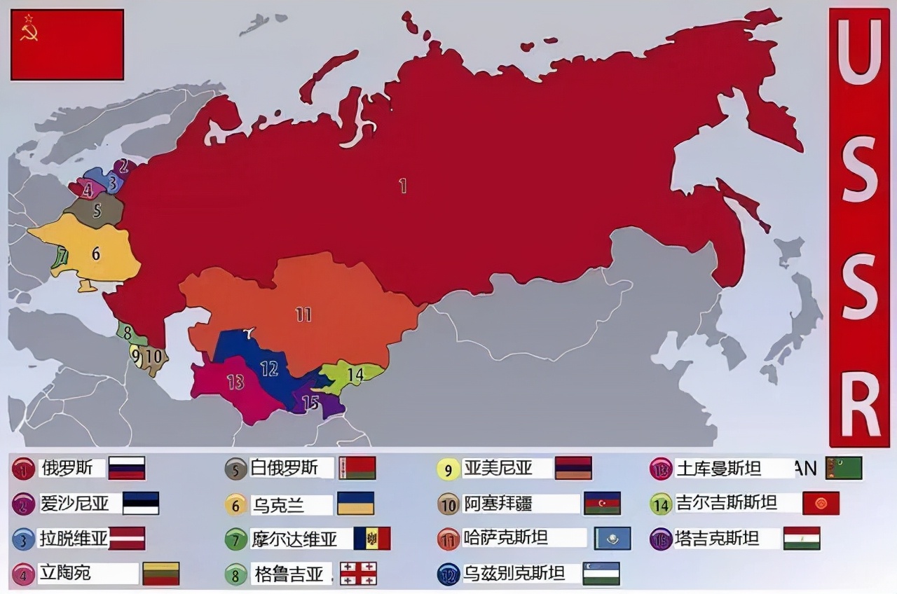 苏俄和苏联的区别在哪里（一个是国家一个是多个国家联盟）-第8张图片