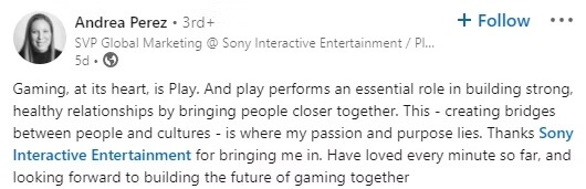 索尼聘请前耐克高管，负责PlayStation品牌全球营销-第3张图片