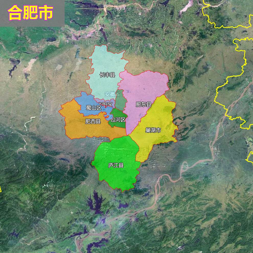 安徽省有多少个市（安徽省下辖16个地级市地理位置及面积）-第3张图片