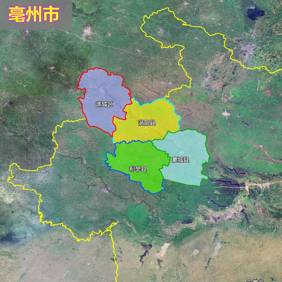安徽省有多少个市（安徽省下辖16个地级市地理位置及面积）-第16张图片