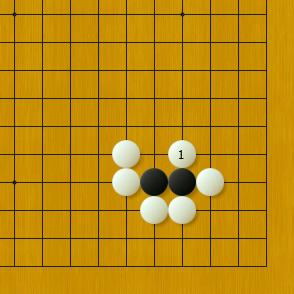 围棋棋盘有多少个交叉点（了解围棋入门基本知识点）-第6张图片