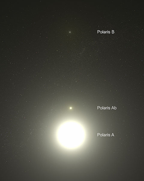 北极星是什么星有几个（北极星是由几颗星星组成的）-第3张图片