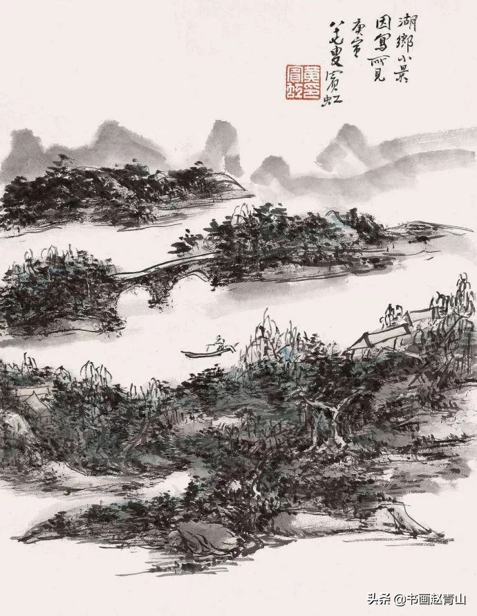 千古第一用墨大师是谁（近代山水画大师黄宾虹介绍）-第8张图片