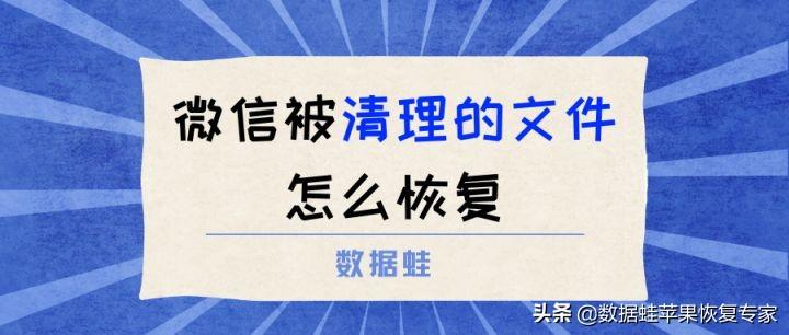 微信文件被清理怎么恢复（微信里面清理过的文件找回教程）-第1张图片