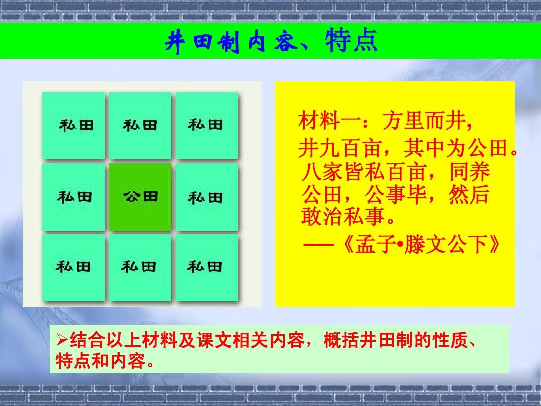 井田制是什么意思（井田制性质的制度如何瓦解的）-第3张图片