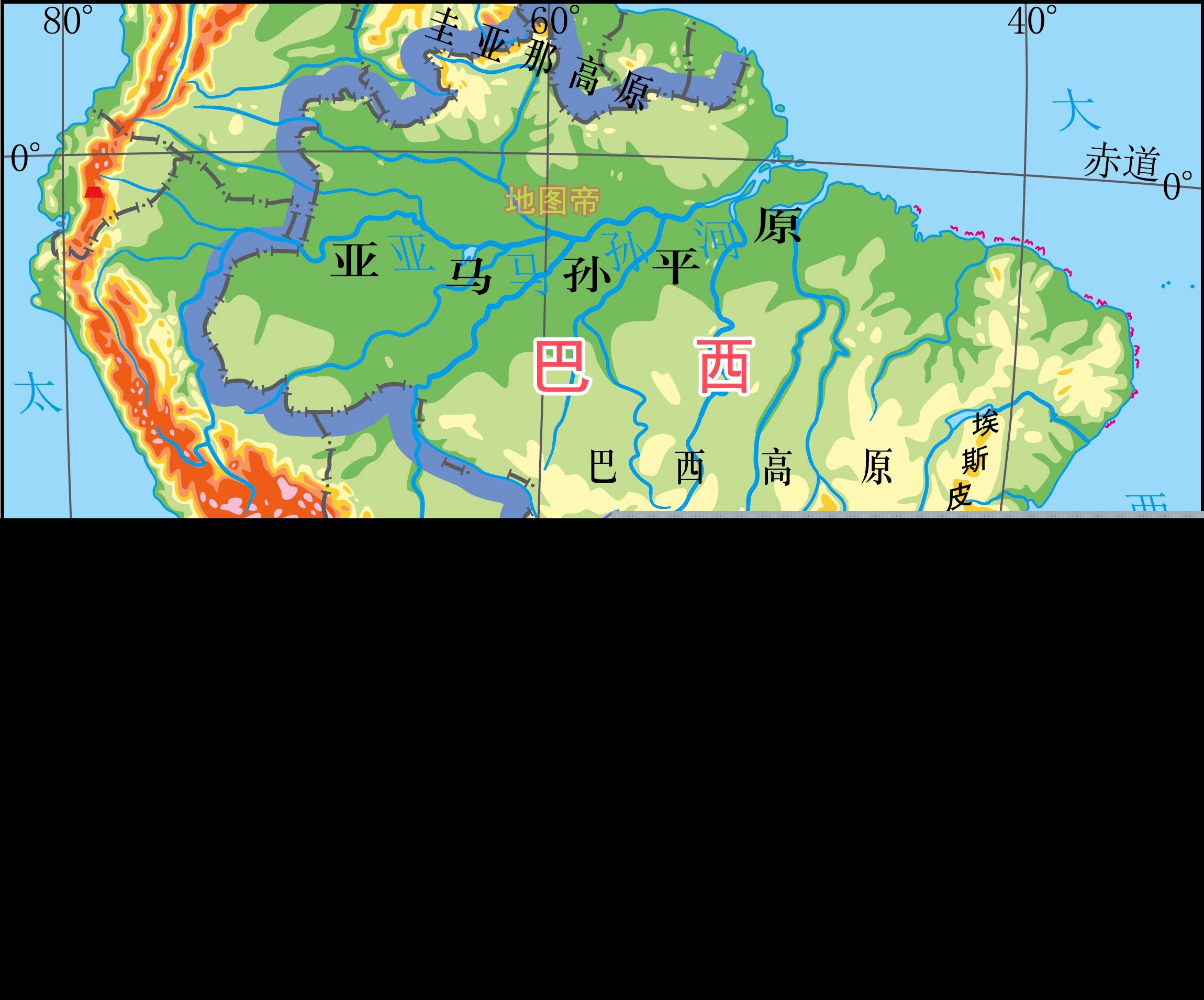 七大洲四大洋简图（地球七大洲四大洋在哪里简图平面图）-第4张图片