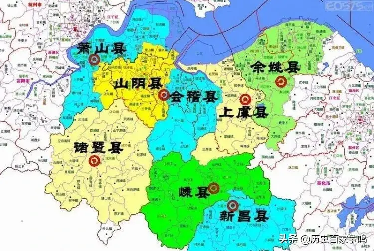 三国会稽郡在哪里（曾经的会稽郡是如何变成绍兴的）-第2张图片