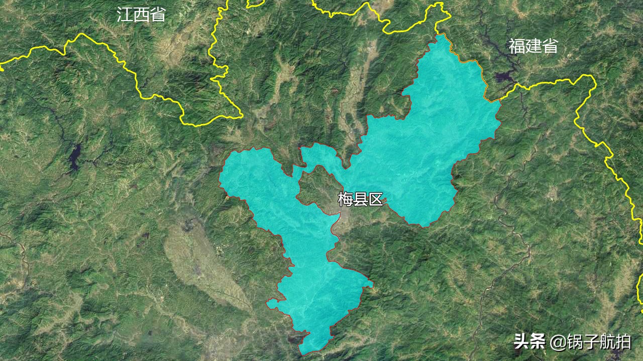 梅州市有几个区几个县（广东梅州市行政区划位置及人口面积）-第4张图片