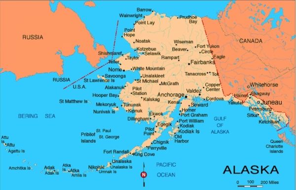 阿拉斯加州是美国从哪个国家买来的？1867年美国买下阿拉斯加-第1张图片