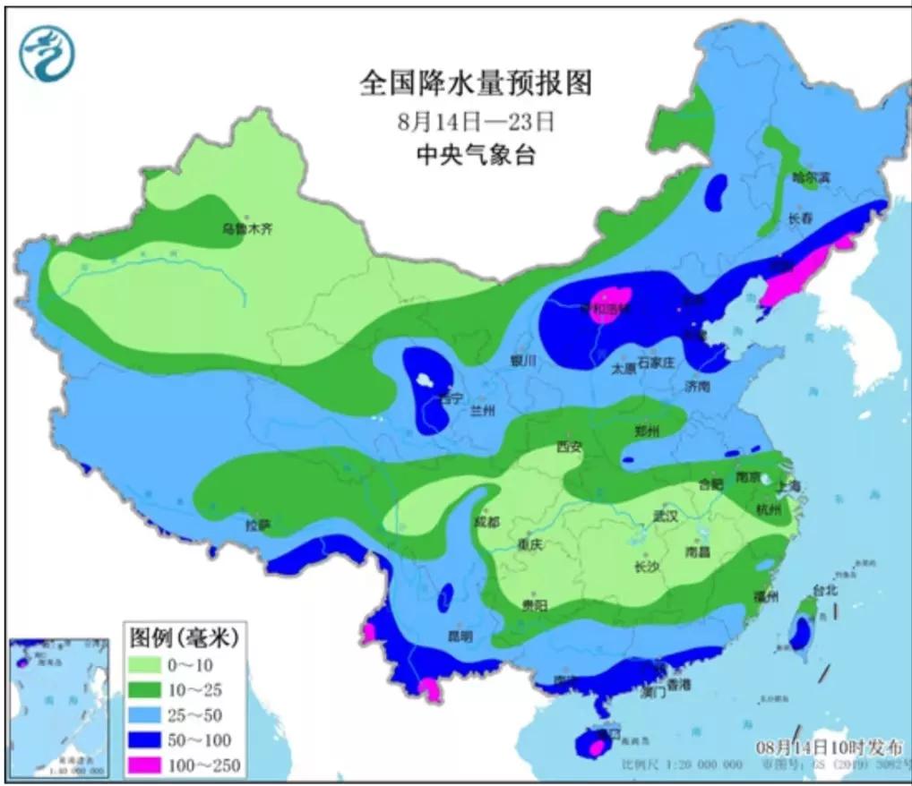 天气预报：14~16号“冷暴雨”逐渐南下？今秋冷如冬吗？农谚咋说-第1张图片