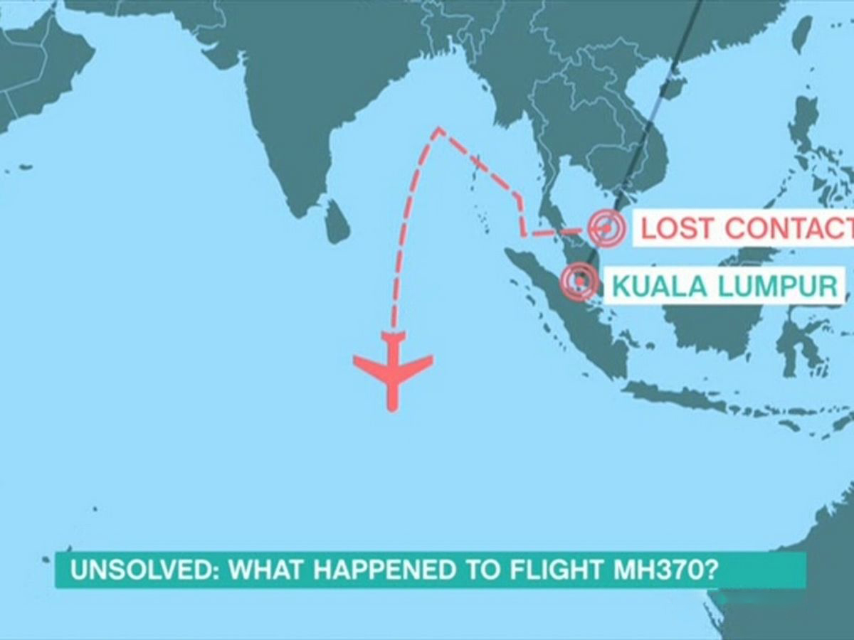 至今未找到的飞机MH370（关于马航370的几种猜想）-第3张图片