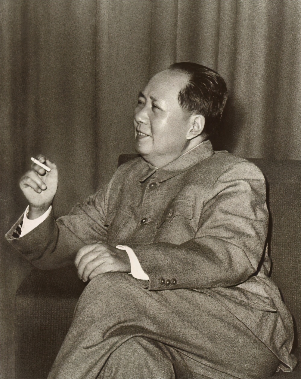 李讷生娃后第一次见爸爸(在毛主席双儿女亲家张文秋家当保姆)-第13张图片