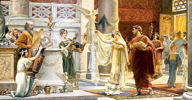 古罗马时期女人的穿衣特点（古罗马女子服装主要有哪些）-第1张图片