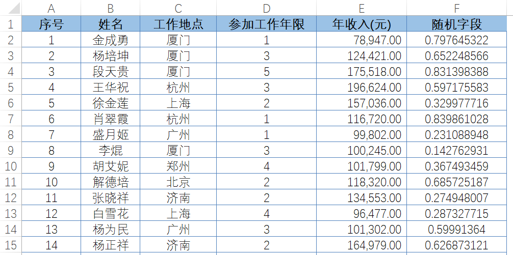 简单随机抽样（Excel单纯随机抽样）-第2张图片