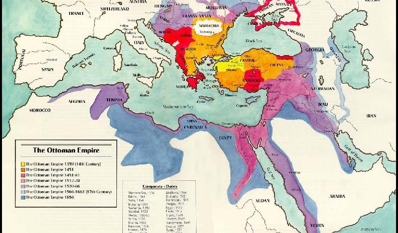 奥斯曼土耳其帝国版图（奥斯曼土耳其帝国是现在的哪里）-第1张图片