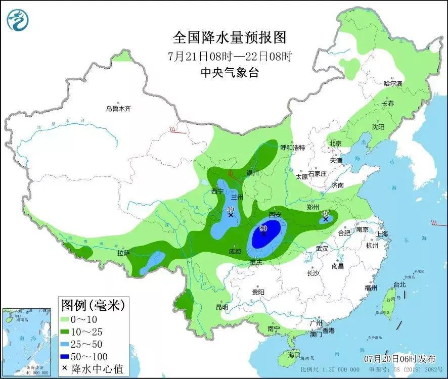 天气预报：明日21号暴雨大雨中心确认，60年一遇冷夏？看农谚咋说-第3张图片