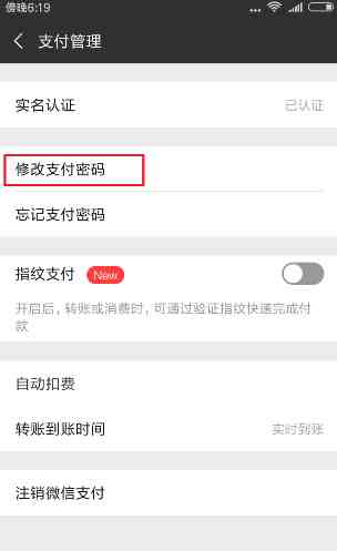 微信支付密码怎么改（微信支付密码忘了怎么办）-第3张图片