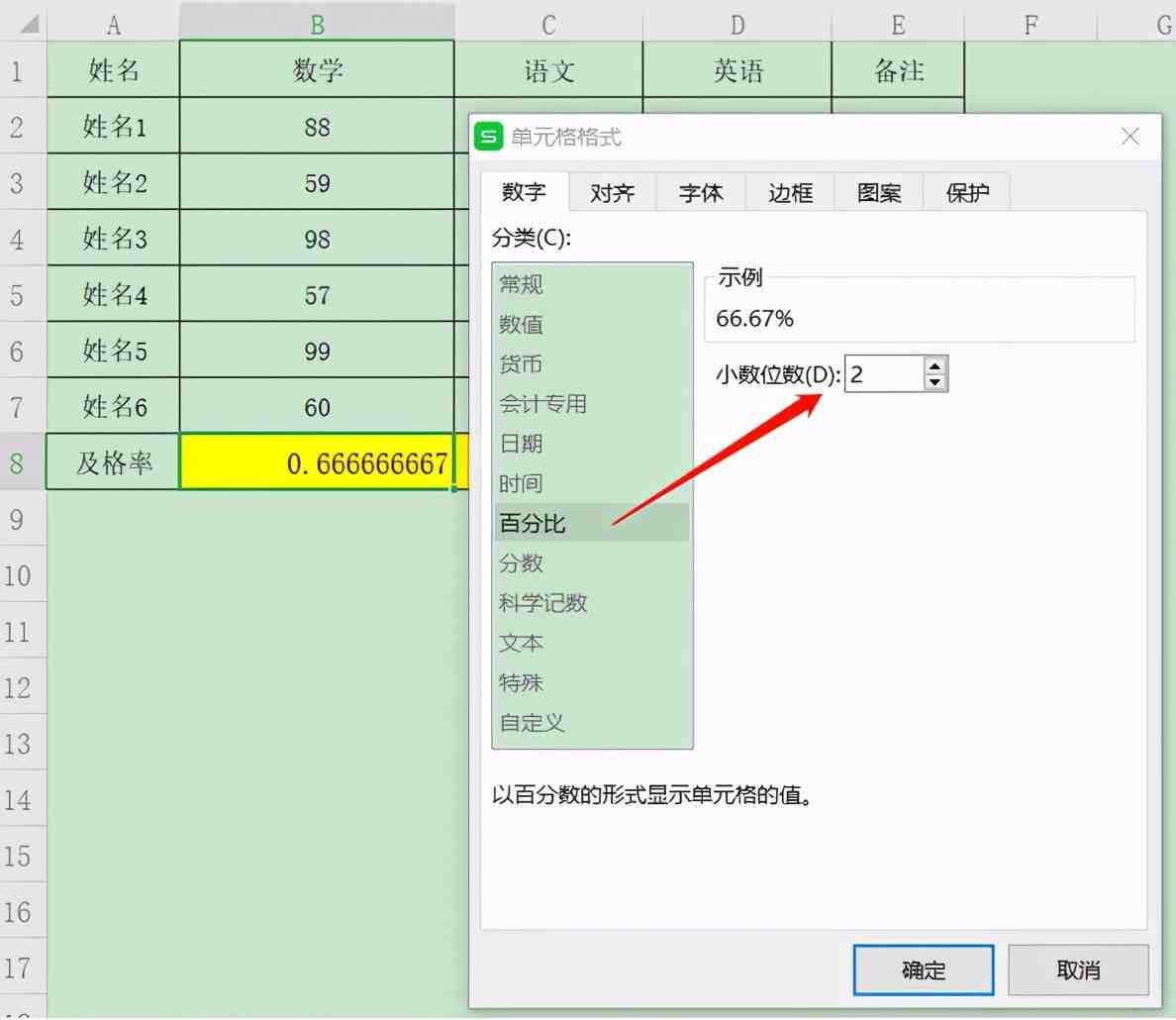 合格率怎么算（计算及格率的方法）-第7张图片