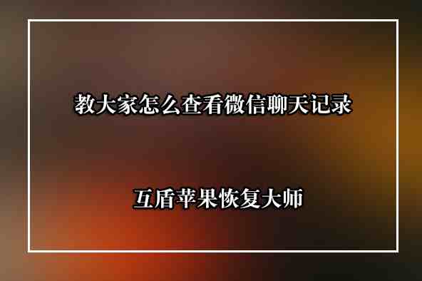 远程微信聊天记录查看器（调取别人微信聊天记录软件）-第1张图片