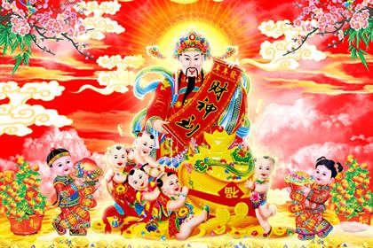 财神贴在家里什么位置最好（家里供财神摆放位置在哪里最好）-第1张图片