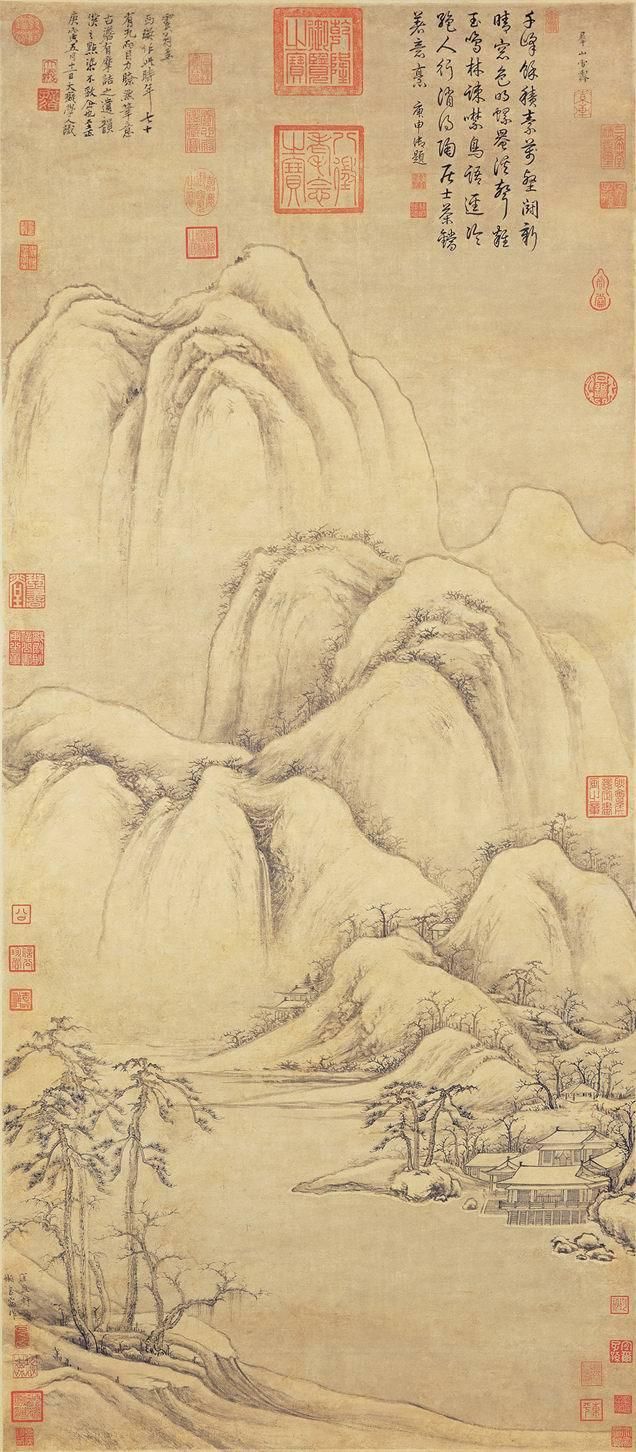 元代山水画（元代中后期的文人山水画）-第2张图片