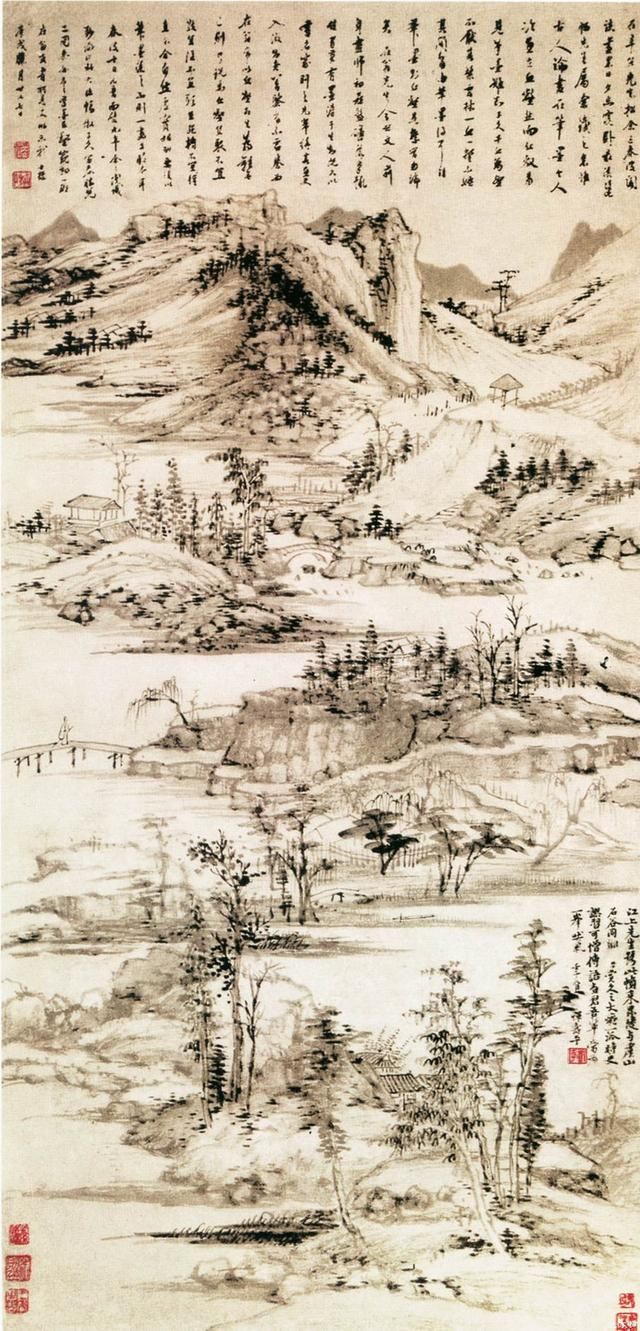 元代山水画（元代中后期的文人山水画）-第10张图片