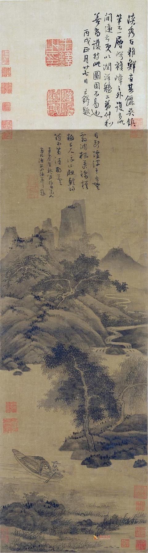 元代山水画（元代中后期的文人山水画）-第14张图片