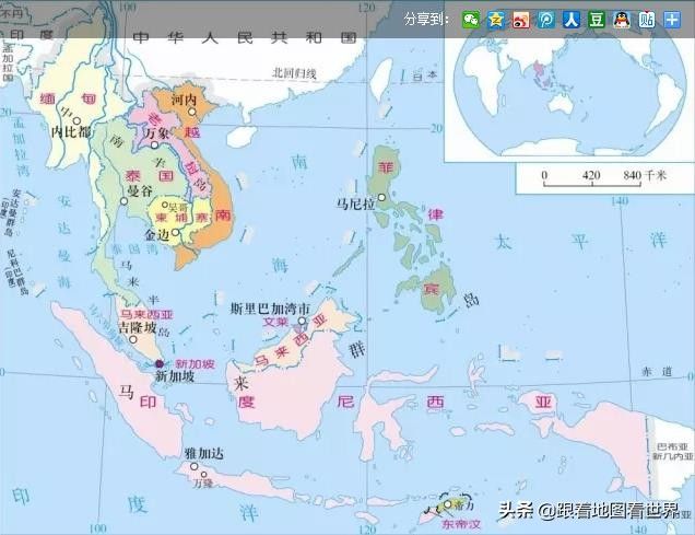 西亚地图（印度尼西亚和马来西亚的“海峡两岸”）-第4张图片