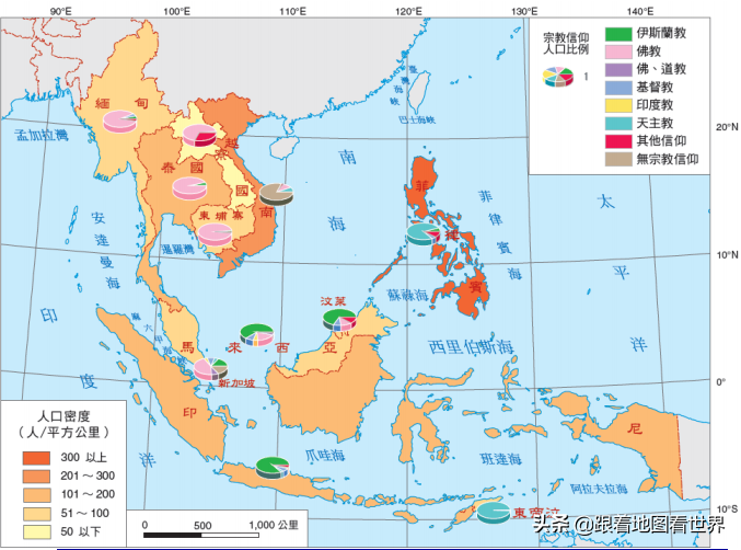 西亚地图（印度尼西亚和马来西亚的“海峡两岸”）-第12张图片