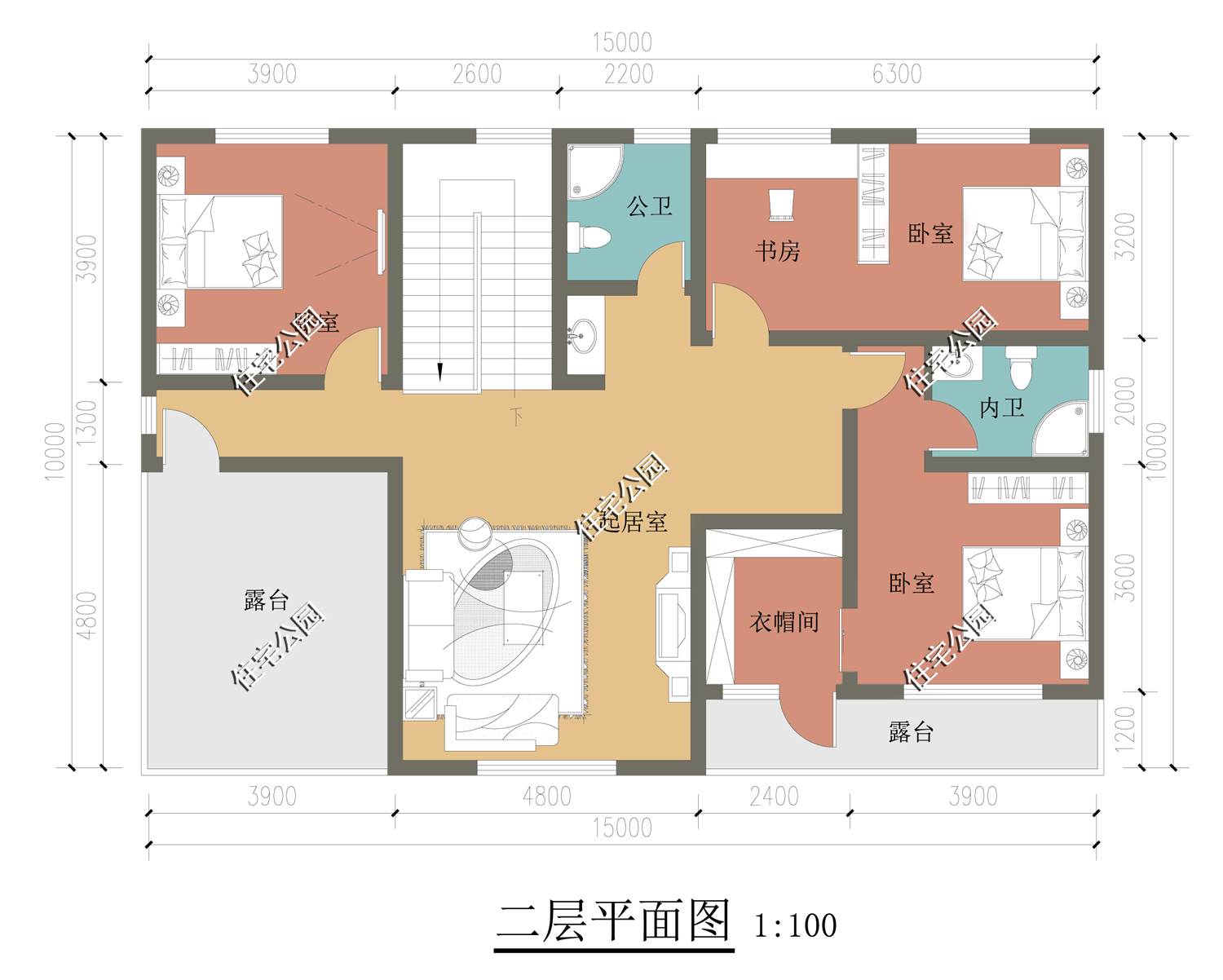 农村房屋图纸（10套最新农村别墅图纸）-第9张图片