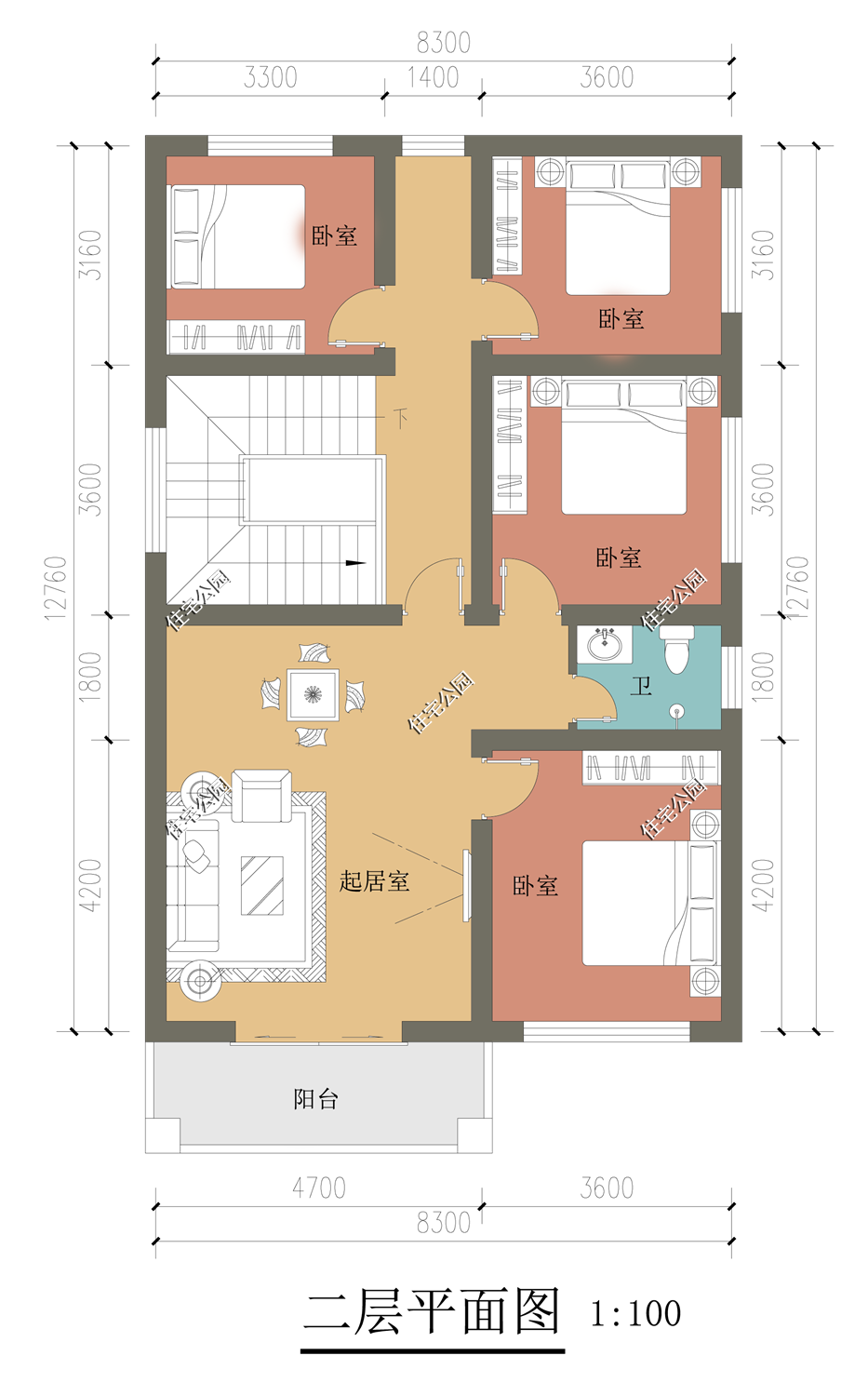 农村房屋图纸（10套最新农村别墅图纸）-第31张图片